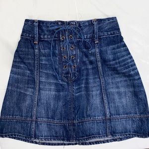 Denim Lace up Skirt 💙